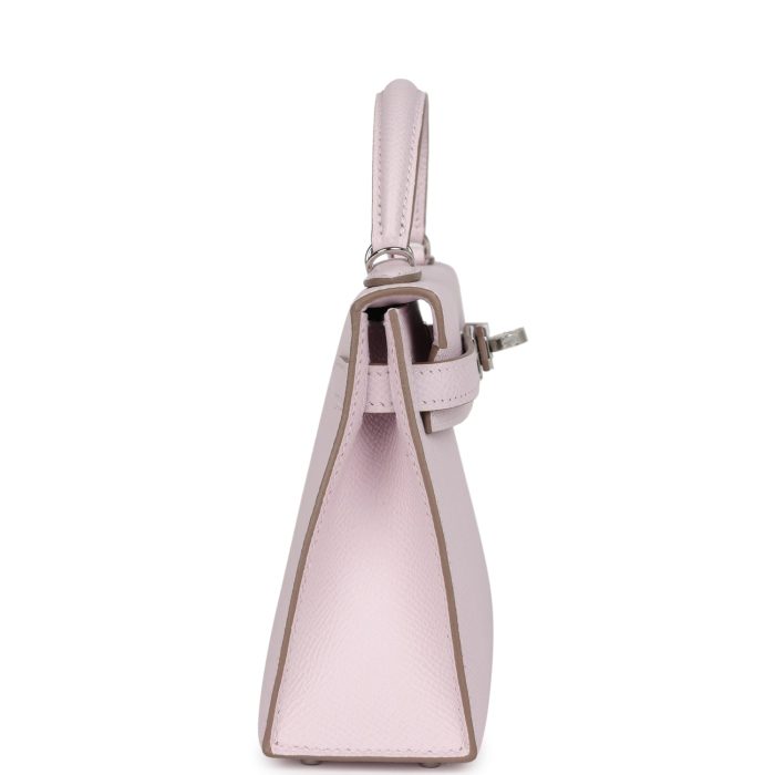 Handmade HKS 20 Mauve Pale Epsom Palladium Hardware - 图片 4