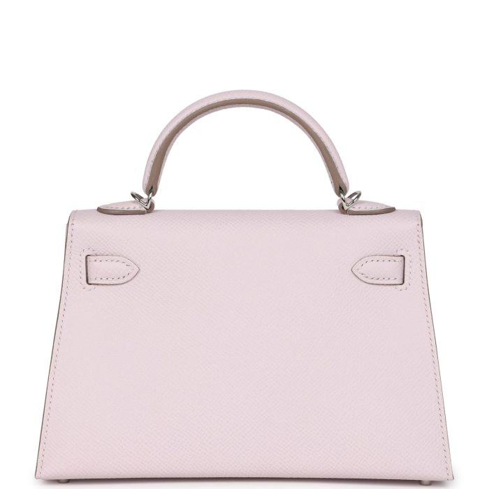 Handmade HKS 20 Mauve Pale Epsom Palladium Hardware - 图片 5