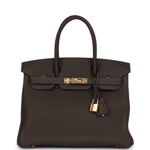 Handmade Bag HB 30 Ecorce Togo Gold Hardware