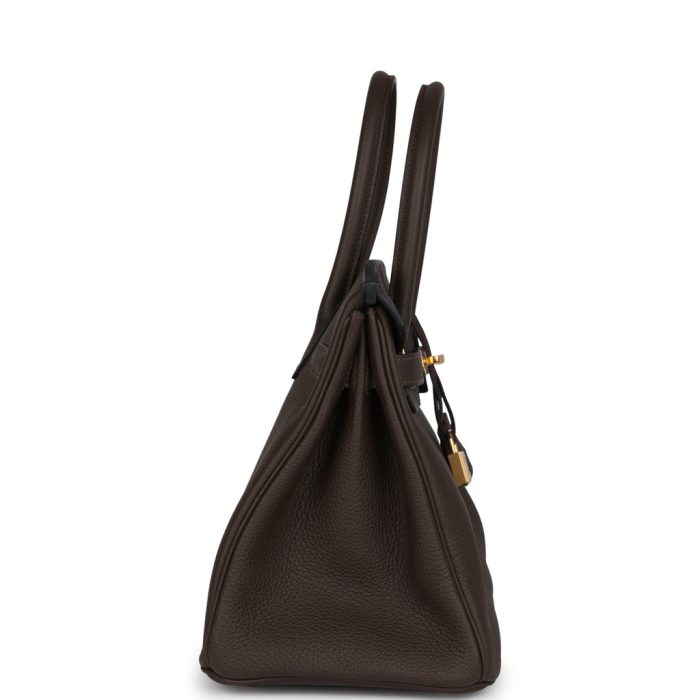 Handmade Bag HB 30 Ecorce Togo Gold Hardware - 图片 3