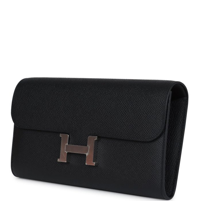 Handmade Bag HC Wallet To Go Black Epsom Palladium Hardware - 图片 5
