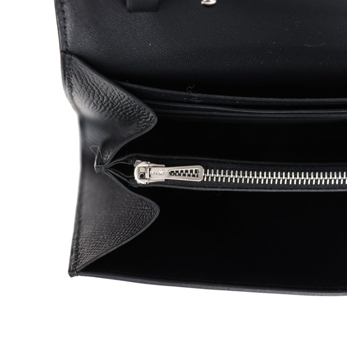 Handmade Bag HC Wallet To Go Black Epsom Palladium Hardware - 图片 8