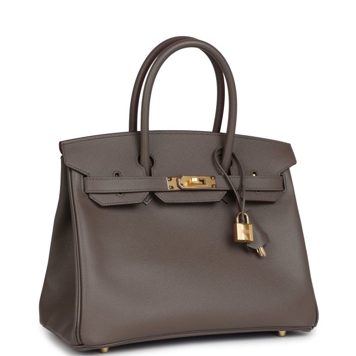 Handmade Bag HB 30 Etain Epsom Gold Hardware - 图片 2