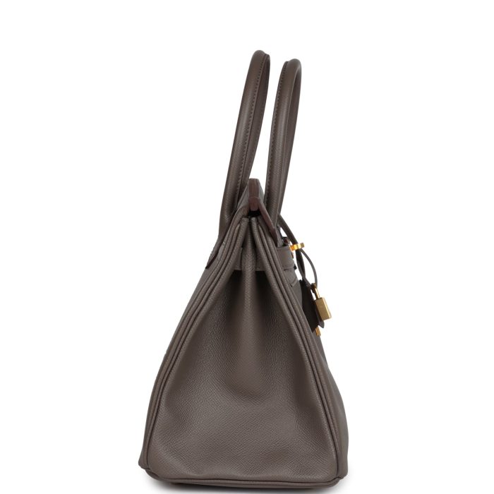 Handmade Bag HB 30 Etain Epsom Gold Hardware - 图片 3