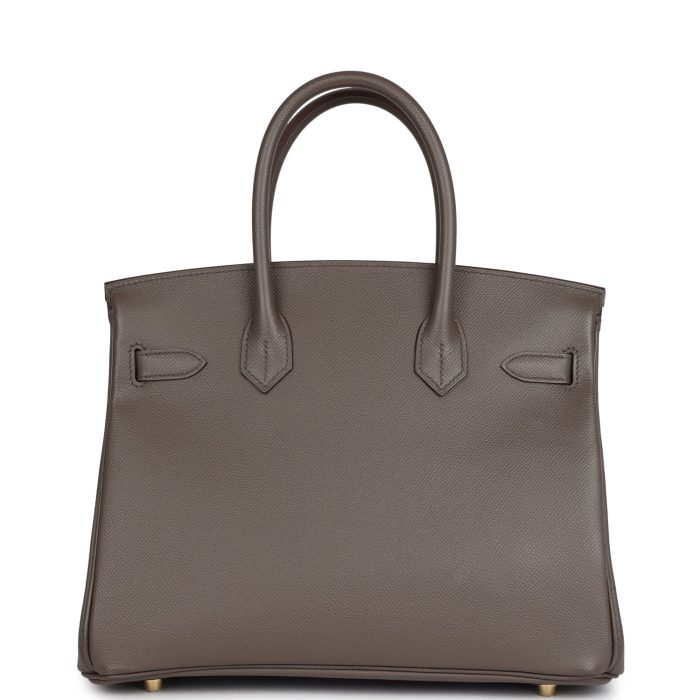 Handmade Bag HB 30 Etain Epsom Gold Hardware - 图片 4