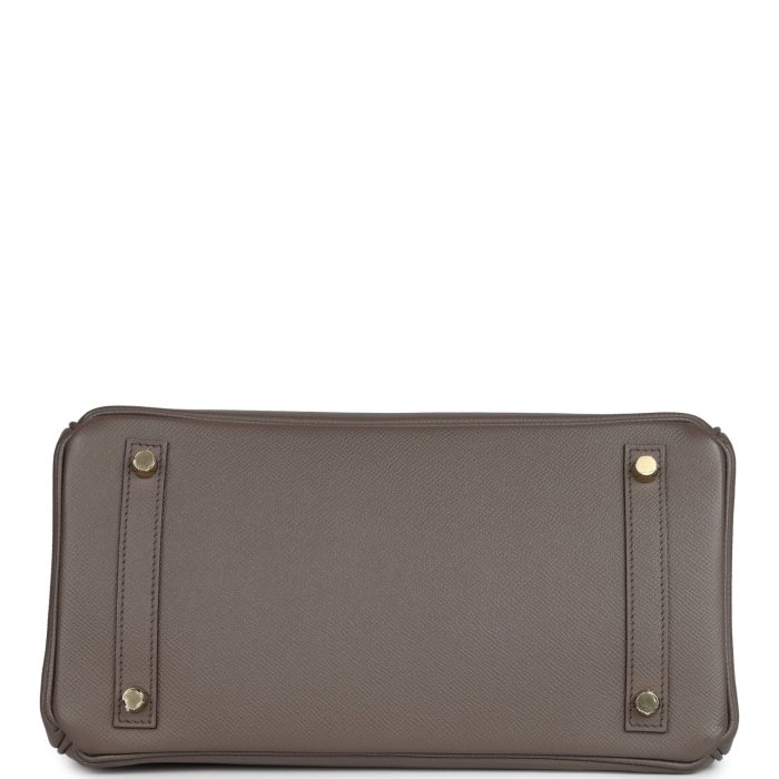 Handmade Bag HB 30 Etain Epsom Gold Hardware - 图片 5