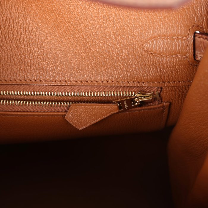 Handmade Bag HB 25 Gold Matte Alligator Gold Hardware - 图片 8
