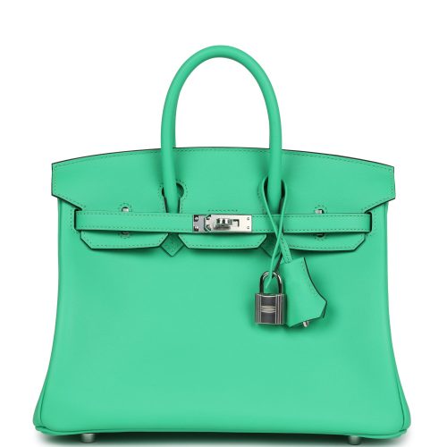 Handmade Bag HB 25 Vert Comics Swift Palladium Hardware