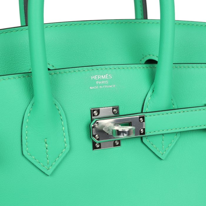 Handmade Bag HB 25 Vert Comics Swift Palladium Hardware - 图片 6
