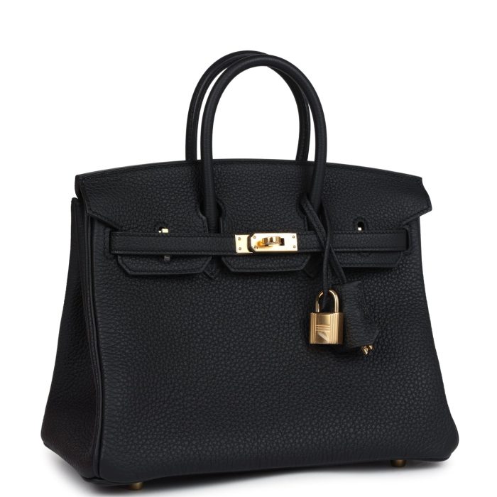 Handmade Bag HB 25 Black Togo Gold Hardware - 图片 2