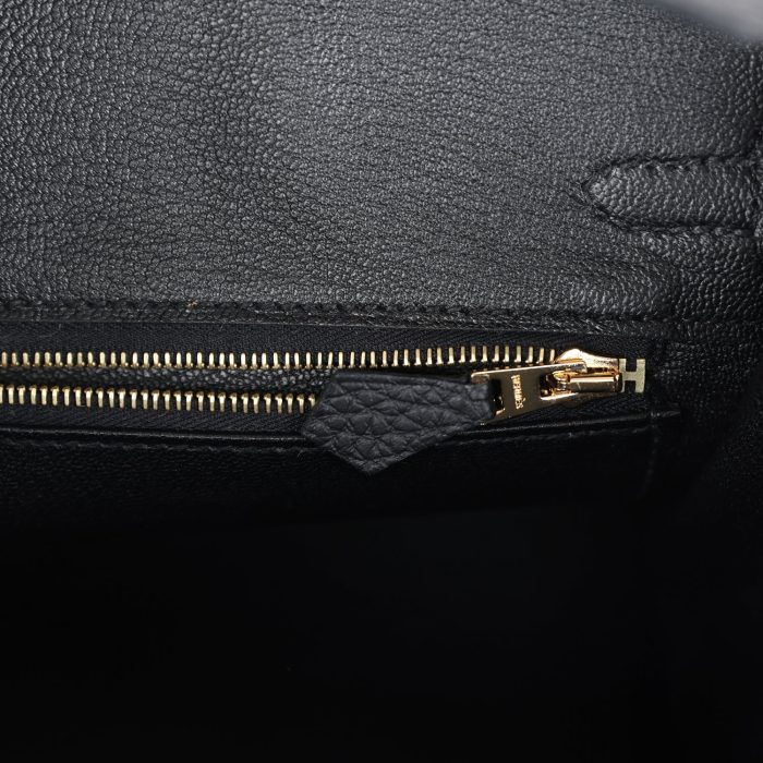Handmade Bag HB 25 Black Togo Gold Hardware - 图片 8