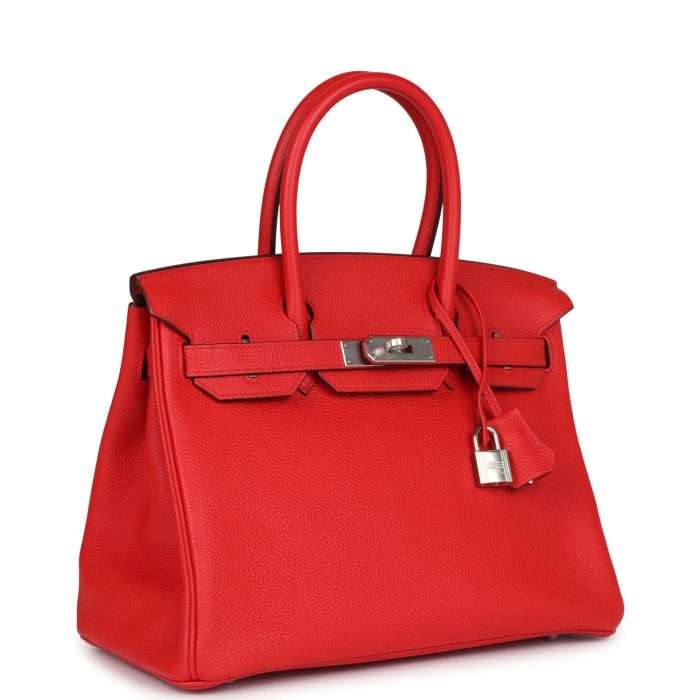 Handmade Bag HB 30 Rouge de Coeur Togo Palladium Hardware - 图片 2