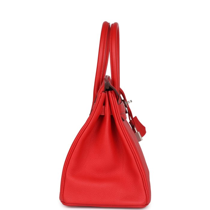 Handmade Bag HB 30 Rouge de Coeur Togo Palladium Hardware - 图片 3