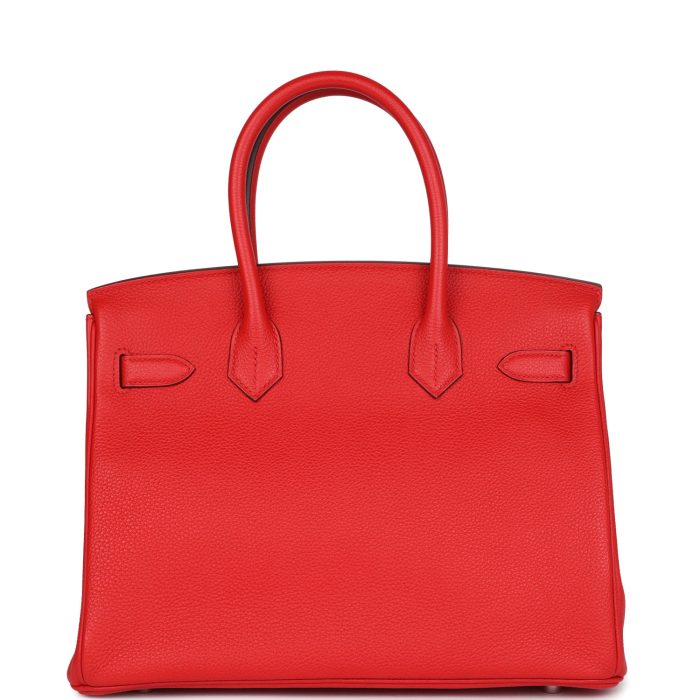 Handmade Bag HB 30 Rouge de Coeur Togo Palladium Hardware - 图片 4