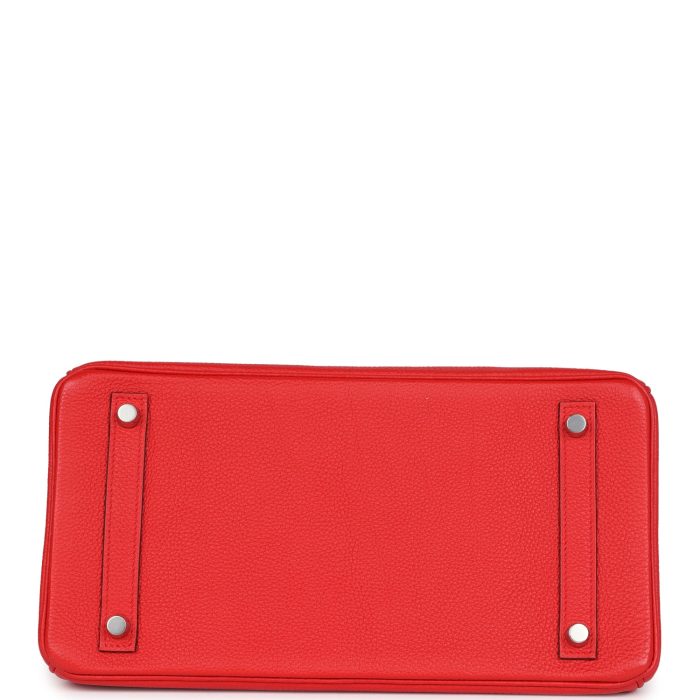 Handmade Bag HB 30 Rouge de Coeur Togo Palladium Hardware - 图片 5