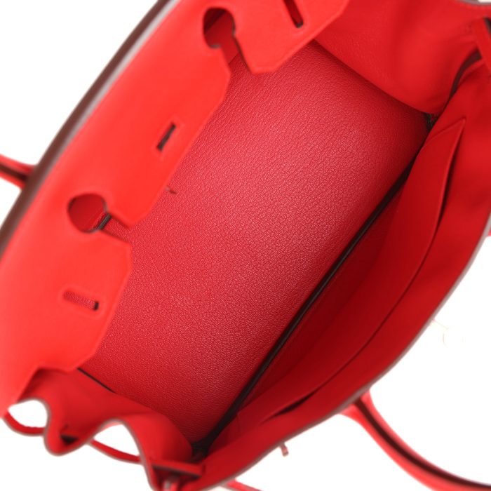 Handmade Bag HB 30 Rouge de Coeur Togo Palladium Hardware - 图片 7