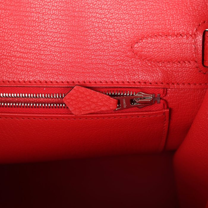 Handmade Bag HB 30 Rouge de Coeur Togo Palladium Hardware - 图片 8