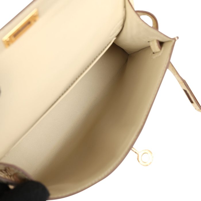 Handmade HKS 20 Vanille Matte Alligator Gold Hardware - 图片 7