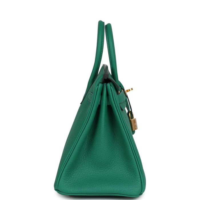 Handmade Bag HB 25 Vert Vertigo Togo Gold Hardware - 图片 3