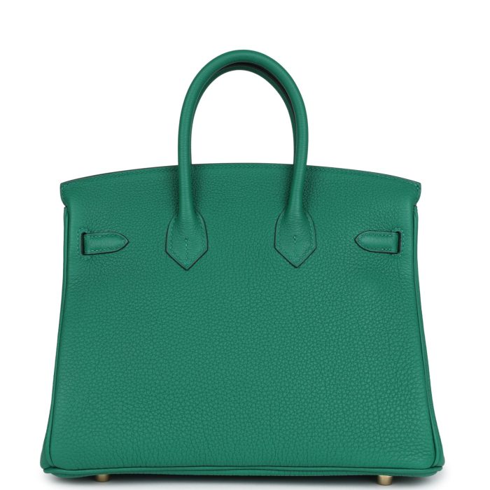 Handmade Bag HB 25 Vert Vertigo Togo Gold Hardware - 图片 4