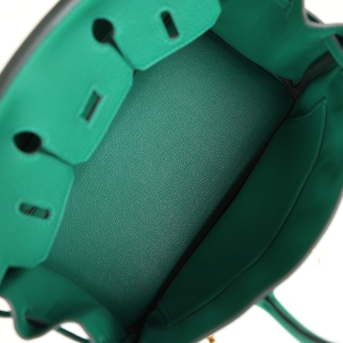 Handmade Bag HB 25 Vert Vertigo Togo Gold Hardware - 图片 7
