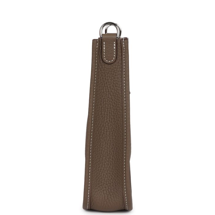 Handmade Bag HE TPM Etoupe Clemence Palladium Hardware - 图片 4