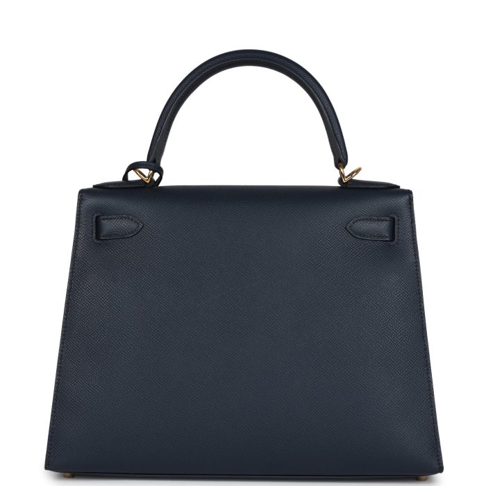 Handmade HKS 28 Bleu Indigo Epsom Gold Hardware - 图片 4