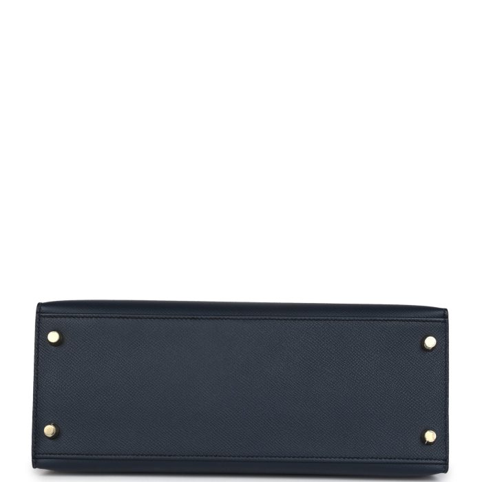 Handmade HKS 28 Bleu Indigo Epsom Gold Hardware - 图片 5