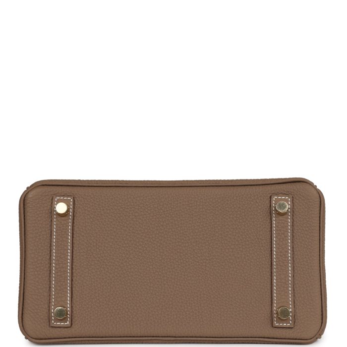 Handmade Bag HB 25 Etoupe Togo Gold Hardware - 图片 5