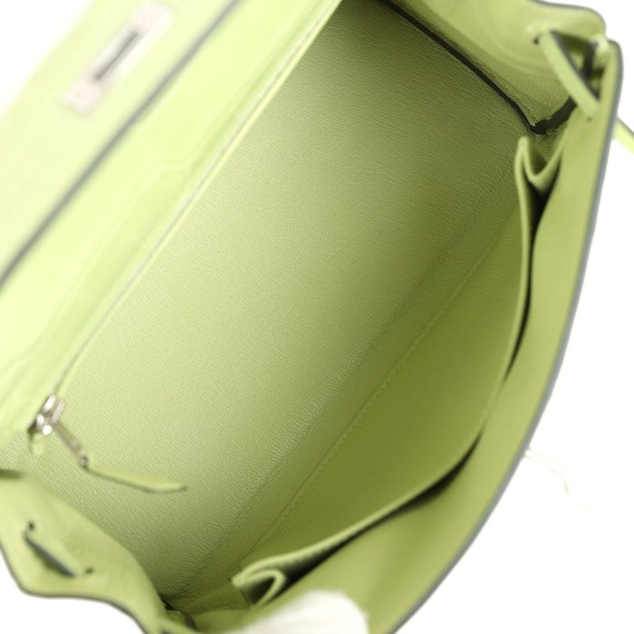 Handmade HKR 25 Jaune Bourgeon Matte Alligator Palladium Hardware - Image 7
