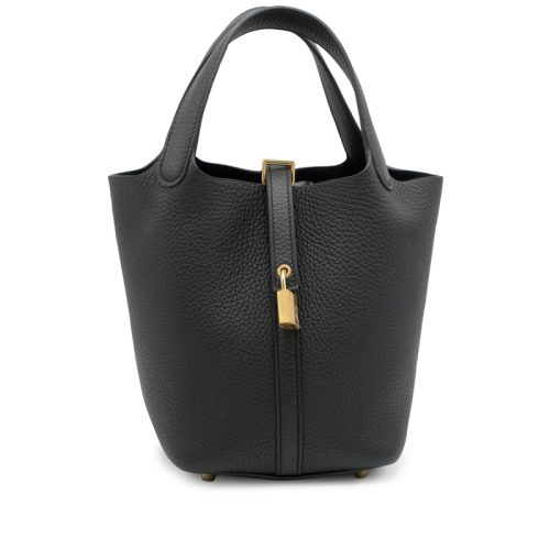Handmade HPL 18 Black Clemence Gold Hardware