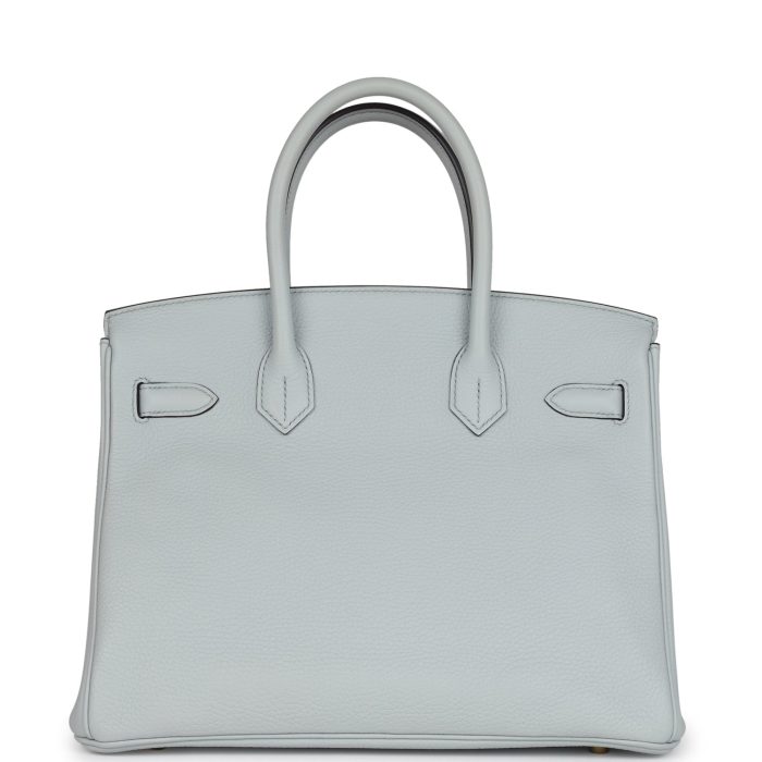 Handmade Bag HB 30 Bleu Pale Clemence Gold Hardware - 图片 4
