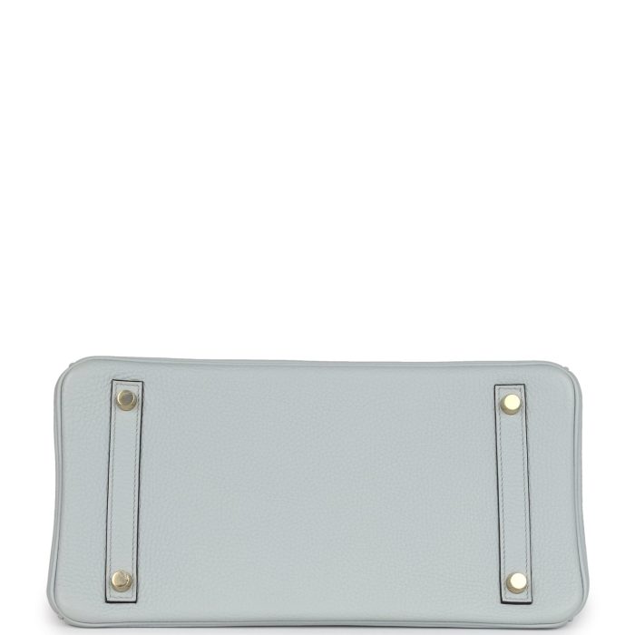 Handmade Bag HB 30 Bleu Pale Clemence Gold Hardware - 图片 5