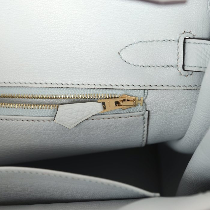 Handmade Bag HB 30 Bleu Pale Clemence Gold Hardware - 图片 8