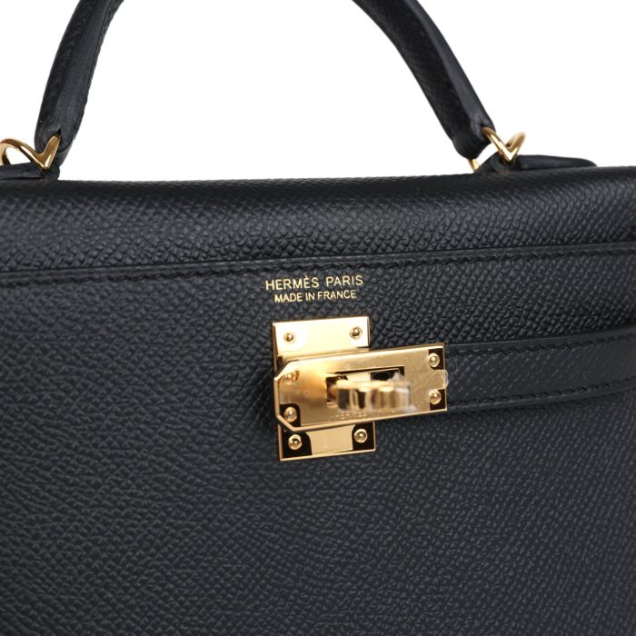 Handmade HKS 20 Black Epsom Gold Hardware - 图片 7