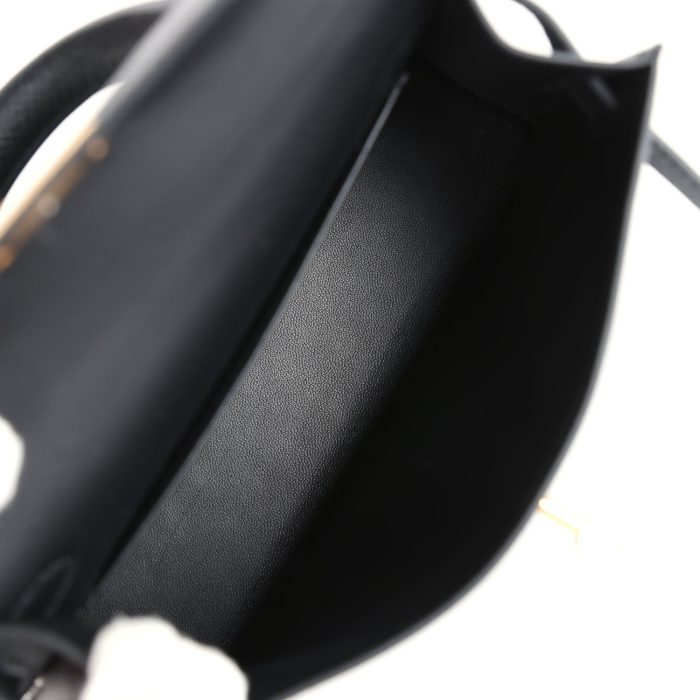 Handmade HKS 20 Black Epsom Gold Hardware - 图片 8