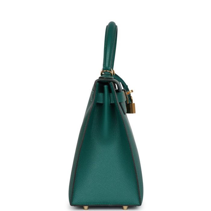 Handmade HKS 28 Malachite Epsom Gold Hardware - 图片 4