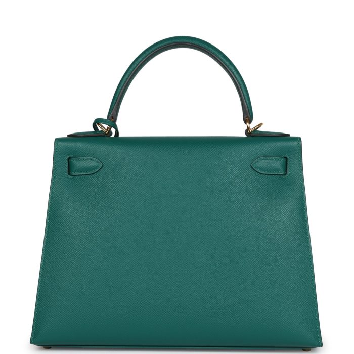 Handmade HKS 28 Malachite Epsom Gold Hardware - 图片 5