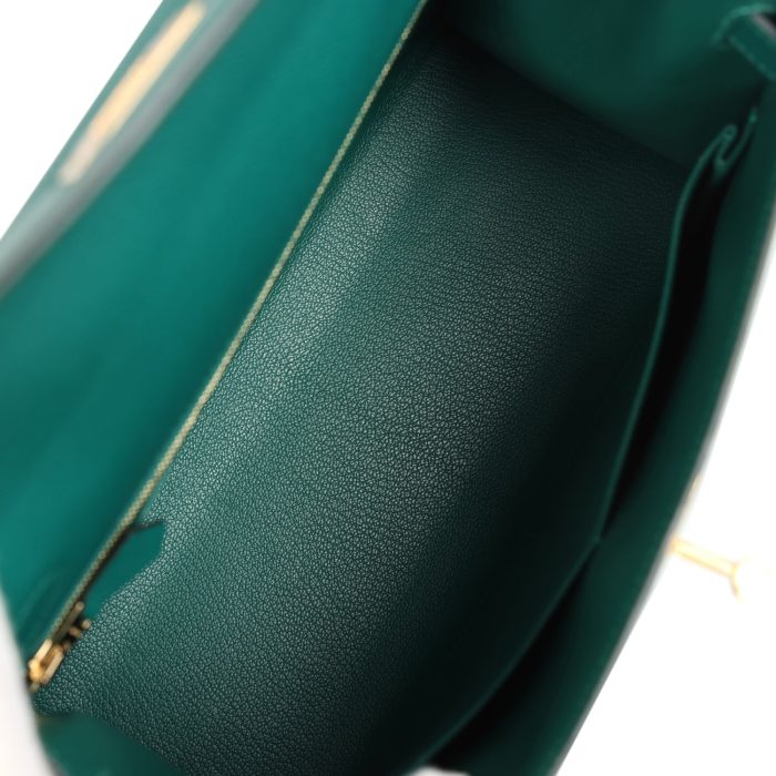 Handmade HKS 28 Malachite Epsom Gold Hardware - 图片 8
