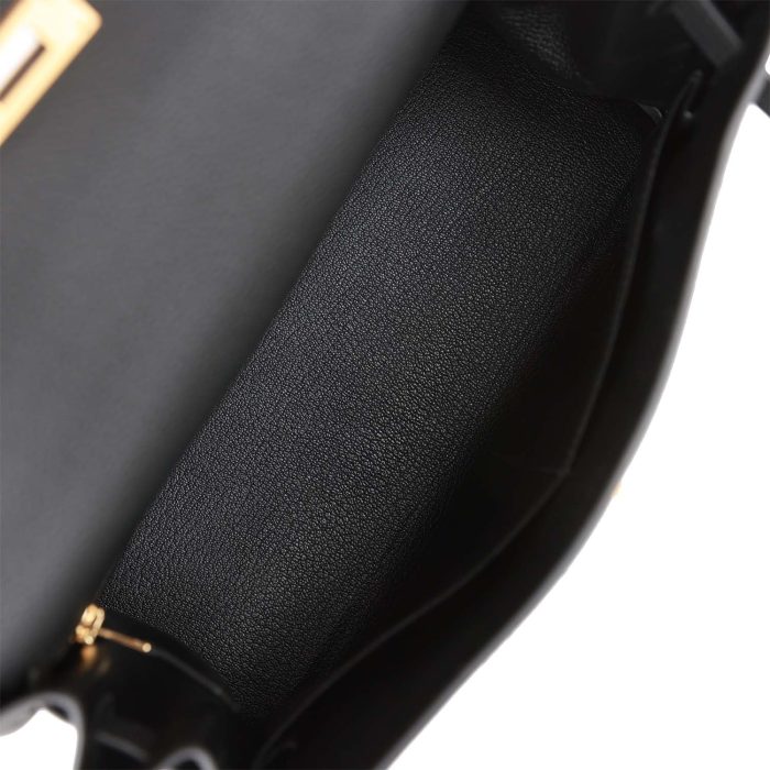 Handmade HKR 28 Black Togo Gold Hardware - 图片 8
