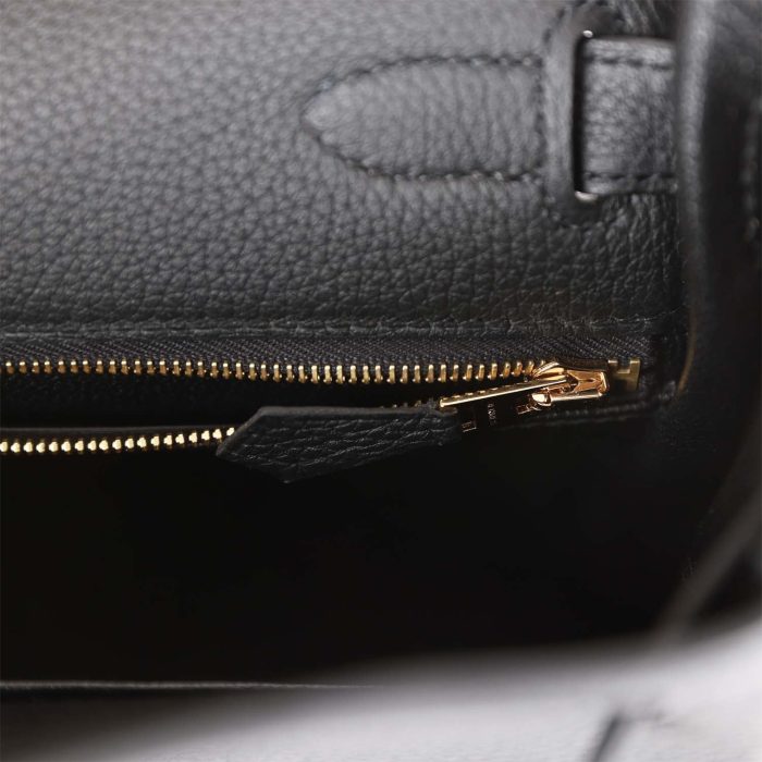 Handmade HKR 28 Black Togo Gold Hardware - 图片 9