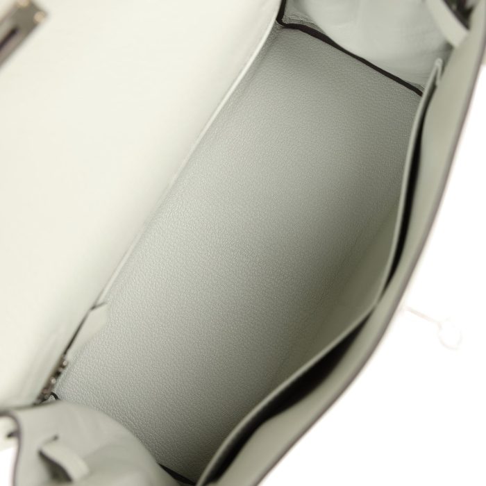 Handmade HKR 28 Gris Neve Togo Palladium Hardware - 图片 8
