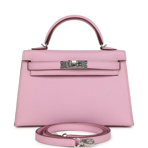 Handmade HKS 20 Mauve Sylvestre Epsom Palladium Hardware