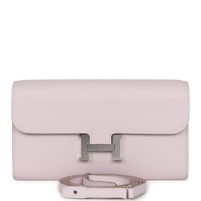 Handmade Bag HC Wallet To Go Mauve Pale Evercolor Palladium Hardware