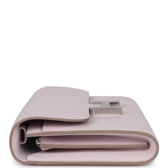 Handmade Bag HC Wallet To Go Mauve Pale Evercolor Palladium Hardware - 图片 3