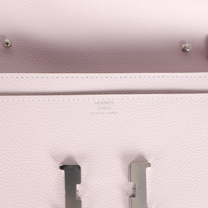 Handmade Bag HC Wallet To Go Mauve Pale Evercolor Palladium Hardware - 图片 6
