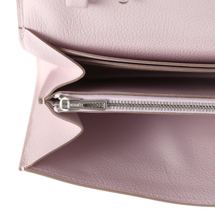 Handmade Bag HC Wallet To Go Mauve Pale Evercolor Palladium Hardware - 图片 8