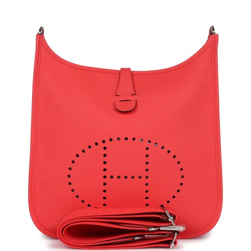 Handmade Bag HE III PM Rose Texas Clemence Palladium Hardware