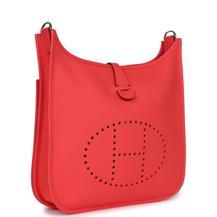 Handmade Bag HE III PM Rose Texas Clemence Palladium Hardware - 图片 2