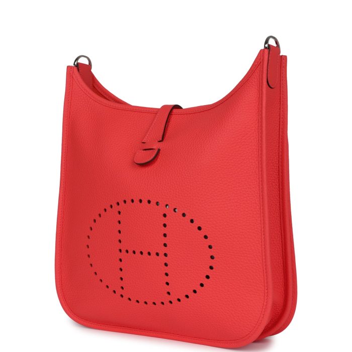 Handmade Bag HE III PM Rose Texas Clemence Palladium Hardware - 图片 3